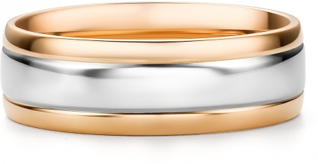 Обручальное кольцо из красного золота (арт. 810361)