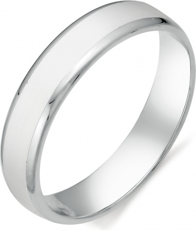 Обручальное кольцо из белого золота (арт. 816499)