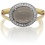 Кольцо с лунным камнем и бриллиантами из жёлтого золота