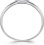 Кольцо Сердечко с 6 фианитами из серебра