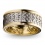 Кольцо с 125 бриллиантами из комбинированного золота 750 пробы