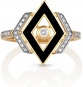 Кольцо с 27 бриллиантами из жёлтого золота