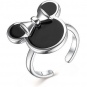 Кольцо Микки Маус с эмалью из серебра