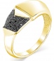 Кольцо с 36 бриллиантами из жёлтого золота