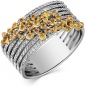 Кольцо с 174 бриллиантами из белого золота