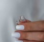 Кольцо с 47 бриллиантами из белого золота