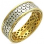 Кольцо с 78 бриллиантами из комбинированного золота 750 пробы