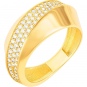 Кольцо с 72 бриллиантами из жёлтого золота