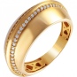 Кольцо с 68 бриллиантами из жёлтого золота