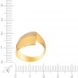 Кольцо с 59 бриллиантами из жёлтого золота