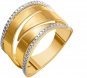 Кольцо с 54 бриллиантами из жёлтого золота