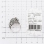 Кольцо Слон с гранатами, жемчугом и марказитами из серебра