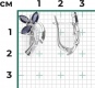 Серьги с сапфирами и бриллиантами из белого золота