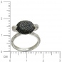 Кольцо с 479 бриллиантами из белого золота 750 пробы