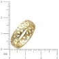 Кольцо с 32 бриллиантами из жёлтого золота 750 пробы