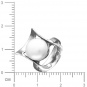 Кольцо с жемчужинами из серебра 925 пробы