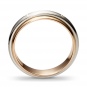 Кольцо с 6 бриллиантами из комбинированного золота
